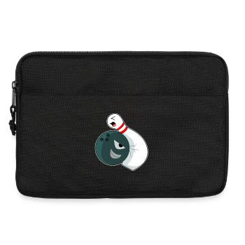 Bowling Bowling Ball Pin - Laptop bag 13" - black - Front