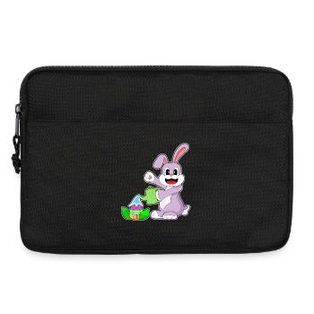 Bunny Easter Garden - Laptop bag 13" - black - Front