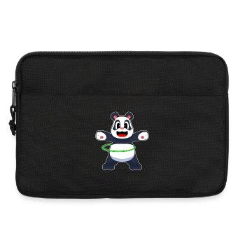 Gymnastique d’entraînement Panda Fitness Tire - Sacoche pour ordinateur portable 13 pouces - noir - Devant
