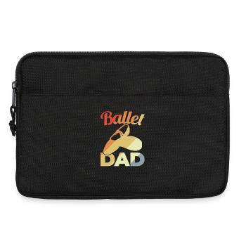Papa de ballet - Sacoche pour ordinateur portable 13 pouces - noir - Devant