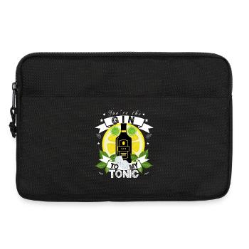 You're the Gin to my Tonic - Gin Lover Gift Idea - Laptoptasche 13" - Schwarz - Vorne