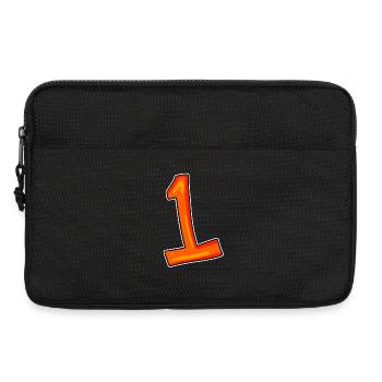 Nummer 1 - Laptoptasche 13" - Schwarz - Vorne