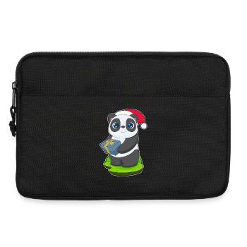 Forfait Noël Panda - Sacoche pour ordinateur portable 13 pouces - noir - Devant