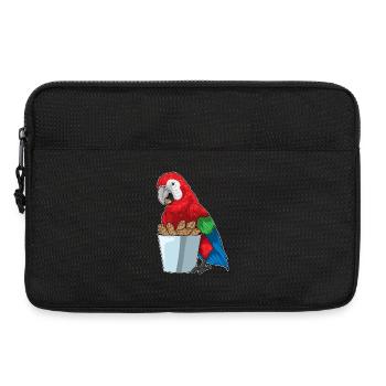 Perroquet Peanut - Sacoche pour ordinateur portable 13 pouces - noir - Devant
