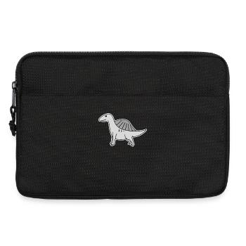 Dino Motif Dinosaure Enfants Enfant - Sacoche pour ordinateur portable 13 pouces - noir - Devant