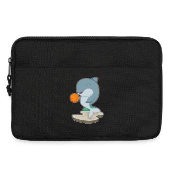 Joueur de basket-ball Dolphin Basket-ball - Sacoche pour ordinateur portable 13 pouces - noir - Devant
