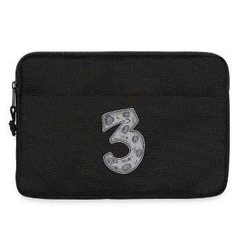 Trois - 3 - Numéro 3 - Numéro 3 - Sacoche pour ordinateur portable 13 pouces - noir - Devant