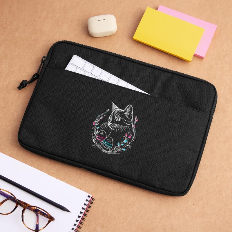 Cat Easter Easter Eggs Easter Cat Laptop bag 13"