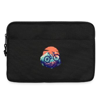 Mountainbiken - Laptoptasche 13" - Schwarz - Vorne