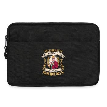 Psychologe Geschenk Psychologie Lustig - Laptoptasche 13" - Schwarz - Vorne
