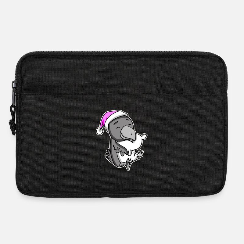 Krähe Müde Ausschlafen Schlafen Mädchen - Laptoptasche 13" - Schwarz