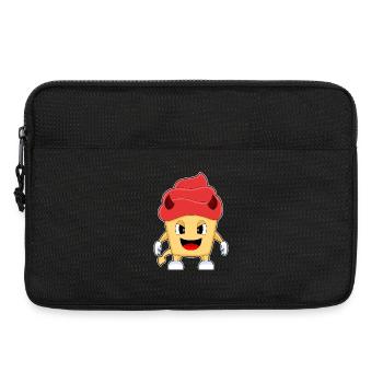 Cupcake Halloween Diable - Sacoche pour ordinateur portable 13 pouces - noir - Devant