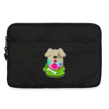 Dog Easter Easter Egg - Laptop bag 13" - black - Front