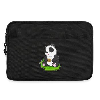 Panda Cookie - Laptoptasche 13" - Schwarz - Vorne