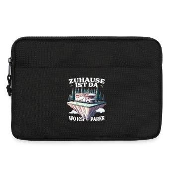 Wohnmobil Camper – Zuhause Ist Da, Wo ich parke - Laptoptasche 13" - Schwarz - Vorne