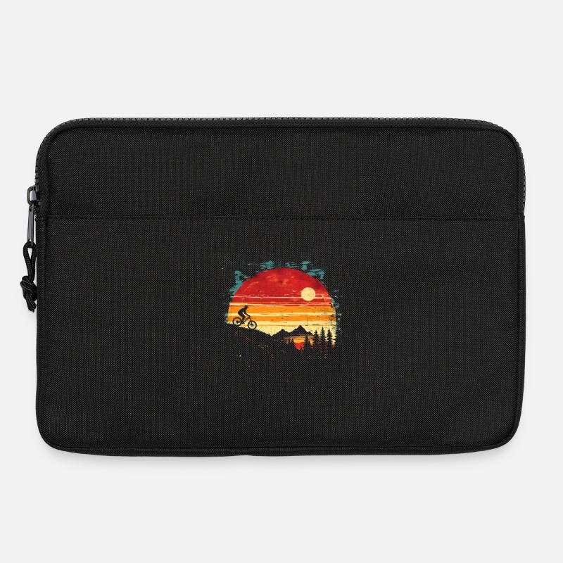 Vintage Mountainbiking - Laptoptasche 13" - Schwarz