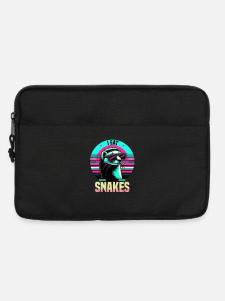 I Eat Snakes Vintage Mungo - Laptoptasche 13" - Schwarz