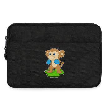 Monkey Boxer Boxing Gloves Boxing - Laptop bag 13" - black - Front