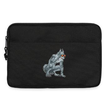 Lunettes de soleil d’Halloween loup-garou - Sacoche pour ordinateur portable 13 pouces - noir - Devant