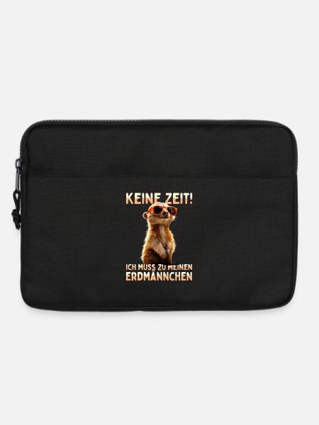 Erdmännchen Meerkat Ich Muss Zu Meinen Erdmännchen - Laptoptasche 13" - Schwarz