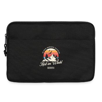 Reit im Winkl - In den Bergen daheim - Laptoptasche 13" - Schwarz - Vorne