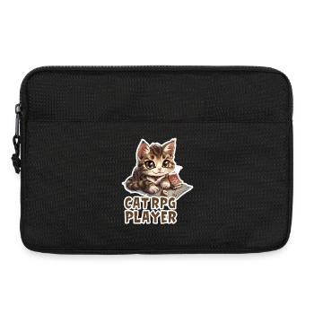 Cats RPG Player W20 Role Playing Game Shirt - Laptop bag 13" - black - Front