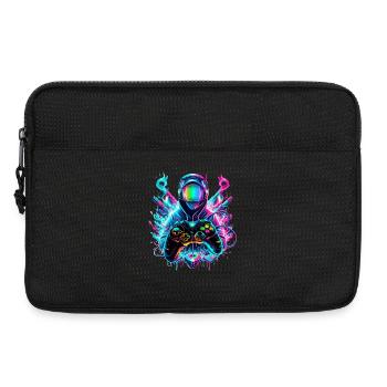 Gamer Synthwave Gaming Enthusiast - Laptoptasche 13" - Schwarz - Vorne