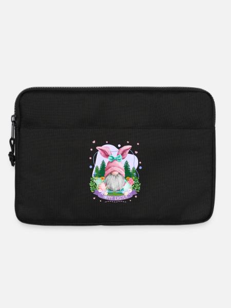 Hoppy Gnome Easter - Easter Gift Idea - Laptoptasche 13" - Schwarz