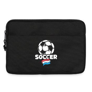 Icône de l’équipe de football des Pays-Bas Flag Soccer Ball - Sacoche pour ordinateur portable 13 pouces - noir - Devant