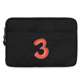 Trois - 3 - Numéro 3 - Numéro 3 - Sacoche pour ordinateur portable 13 pouces - noir - Devant
