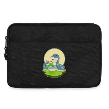 Cuisinière serpent cuisine de ramen - Sacoche pour ordinateur portable 13 pouces - noir - Devant