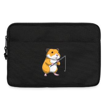 Hamster Angler Fishing Rod Fishing Rod - Laptop bag 13" - black - Front