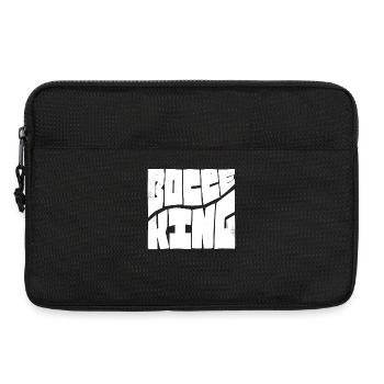 Bocce King Boccespieler Ball mit Jack Bocci Game - Laptoptasche 13" - Schwarz - Vorne