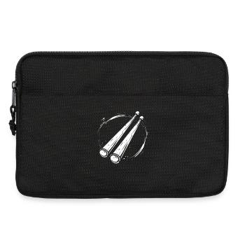 Drumsticks Sketch - Laptop bag 13" - black - Front