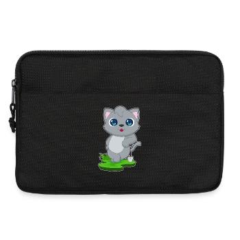 Cat Gardener Shovel Garden - Laptop bag 13" - black - Front