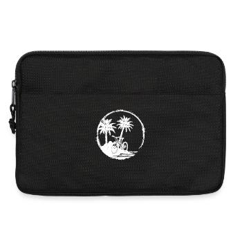 Cyclist Graphic - Laptop bag 13" - black - Front