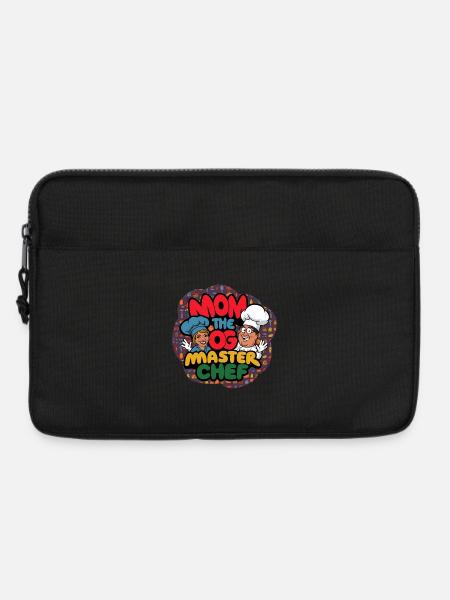 Mom Dog Master Chef T-Shirt - Laptop bag 13" - black