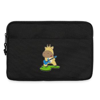 Giraffe, Musician, Guitar, Music - Laptop bag 13" - black - Front