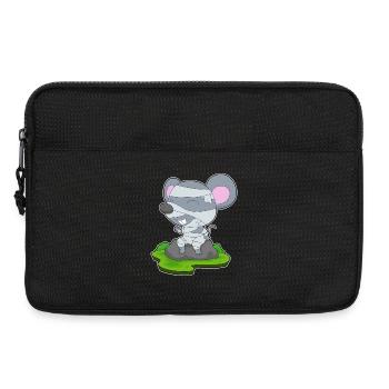 Maus Halloween Mumie - Laptoptasche 13" - Schwarz - Vorne