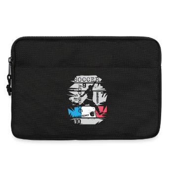 Fußball Frankreich Torschuss Ball Explosion Fan - Laptoptasche 13" - Schwarz - Vorne