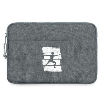 Yogini Drawing - Laptop bag 13" - heather grey - Front
