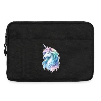 Fantasy Unicorn Horse Fans Einhornliebhaber - Laptoptasche 13" - Schwarz - Vorne