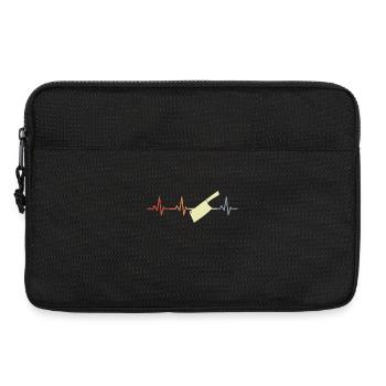 Hackmesser Herzklopfen - Laptoptasche 13" - Schwarz - Vorne