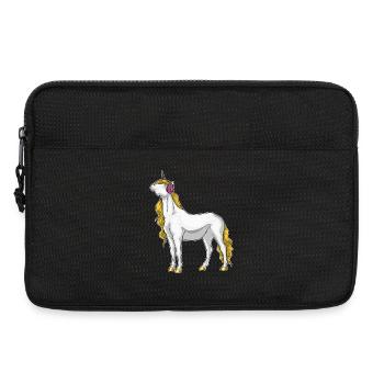 Musique casque Unicorn - Sacoche pour ordinateur portable 13 pouces - noir - Devant