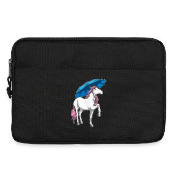 Parapluie Licorne - Sacoche pour ordinateur portable 13 pouces - noir - Devant