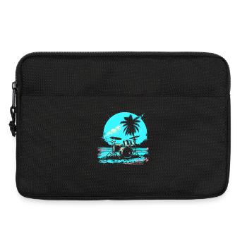 Retro Drums - Laptop bag 13" - black - Front