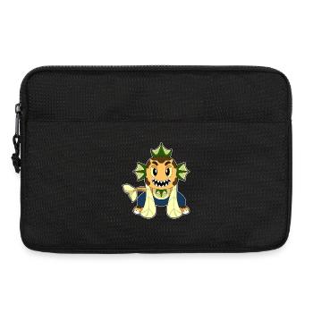 Fisch Halloween Monster - Laptoptasche 13" - Schwarz - Vorne