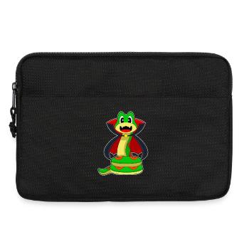 Serpent Halloween Vampire - Sacoche pour ordinateur portable 13 pouces - noir - Devant