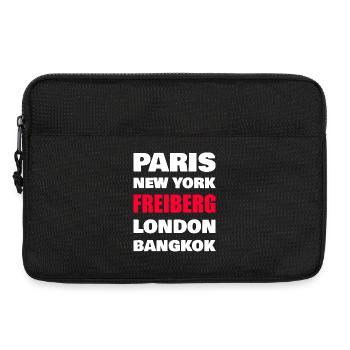 Chemise de la ville de Freiberg – Small Town World Metropolises - Sacoche pour ordinateur portable 13 pouces - noir - Devant