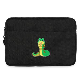 Funny snake - Laptop bag 13" - black - Front